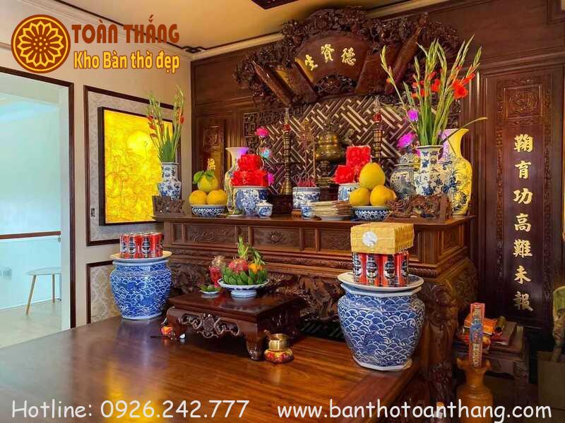 Hướng dẫn sắp xếp bàn thờ gia tiên đúng cách chuẩn phong thủy 20