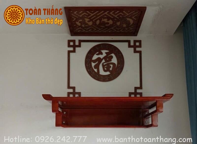 Chiều cao trang thờ tại chung cư cần linh hoạt theo không gian thực tế